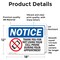 Signmission No Cell Phone During Your Appointment, 18 in W x Rectangle, Vinyl Decal OS-2PACK-NS-D-1218-L-16024 - alternate 4